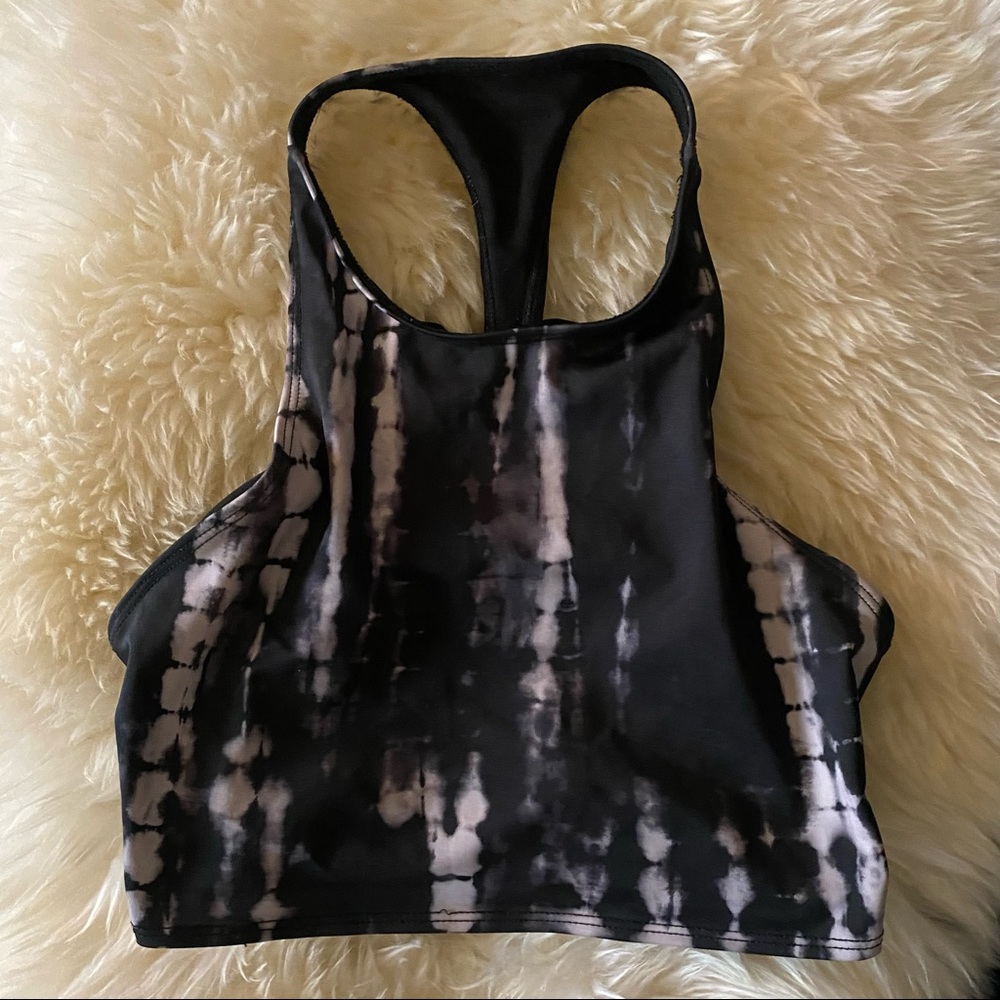 Free People Movement Onzie Peek A Boo Racer Bra Tie Dye